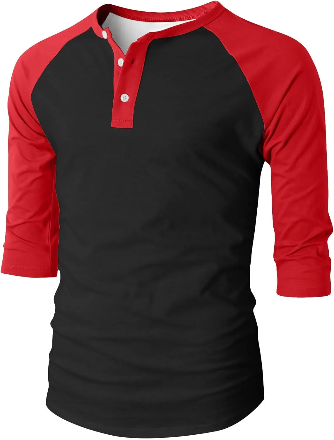 Футболка с 3/4 рукавом мужская Color Block Baseball Tee — фото 4