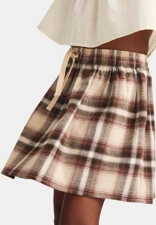 Юбка а-силуэта Marks & Spencer, Brown Mix — фото 3