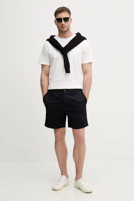 Шорты хлопковые с эластаном Lacoste, синий — фото 2