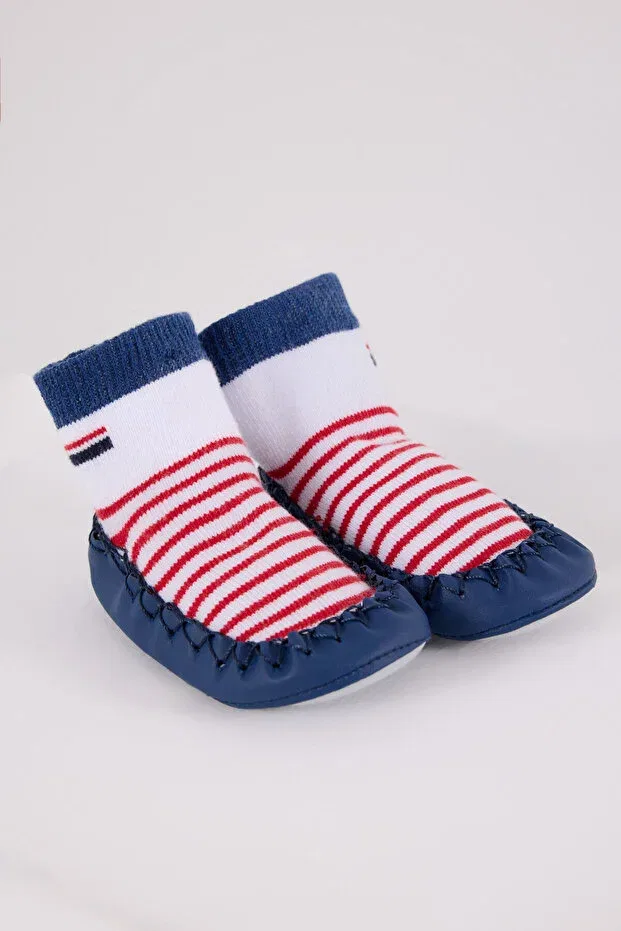 Детские носки для мальчиков хлопковые U.S. Polo Assn., White-Blue — фото 2