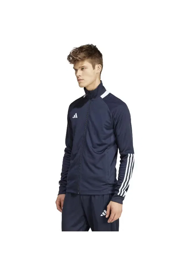 Олимпийка на молнии с влагоотводящей технологией Sereno Track Top Adidas, синий — фото 2