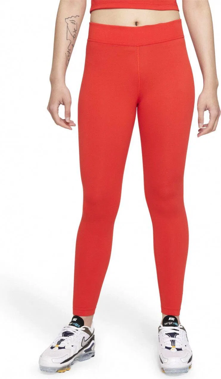 Женские леггинсы с принтом Nike Sportswear Essential, Красный
