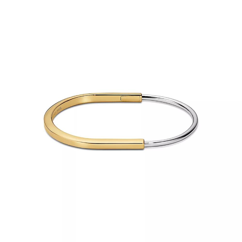 

Браслет Tiffany & Co. Narrow, желтое/белое золото