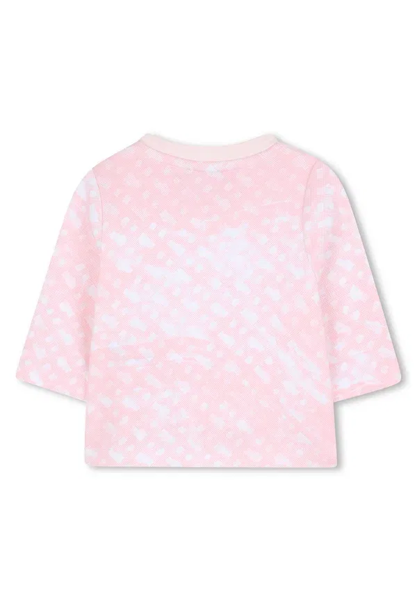 Комплект жилет и брюки полосатый Boss Kidswear, розовый — фото 4