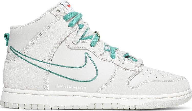 

Кроссовки Nike Dunk High SE GS 'First Use Pack - Green Noise', белый