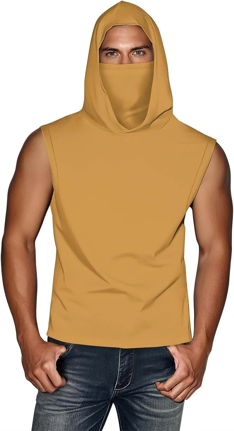 Мужская безрукавка с капюшоном и солнцезащитой Pelang, D-yellow