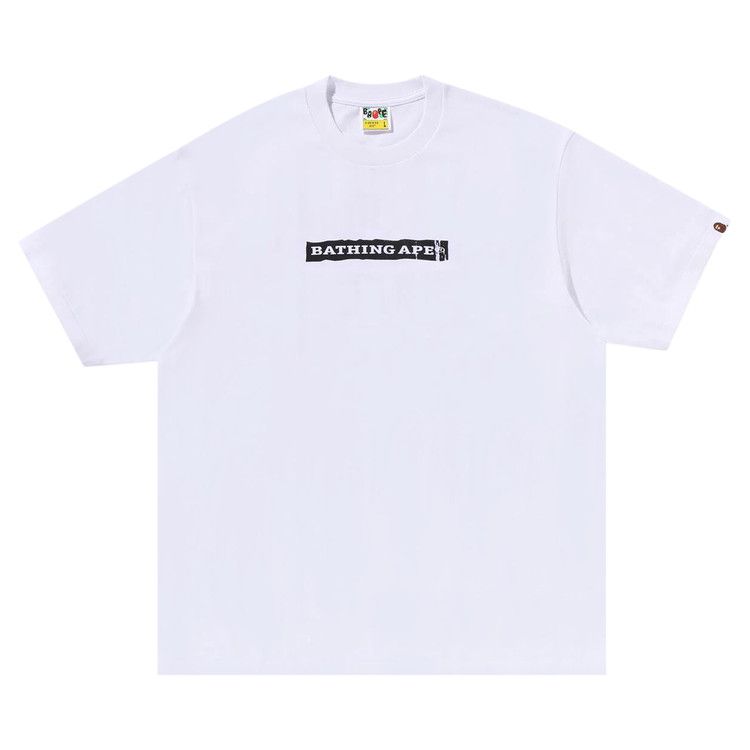 

Футболка BAPE Screen Print Stencil Logo Relaxed Fit Tee, White