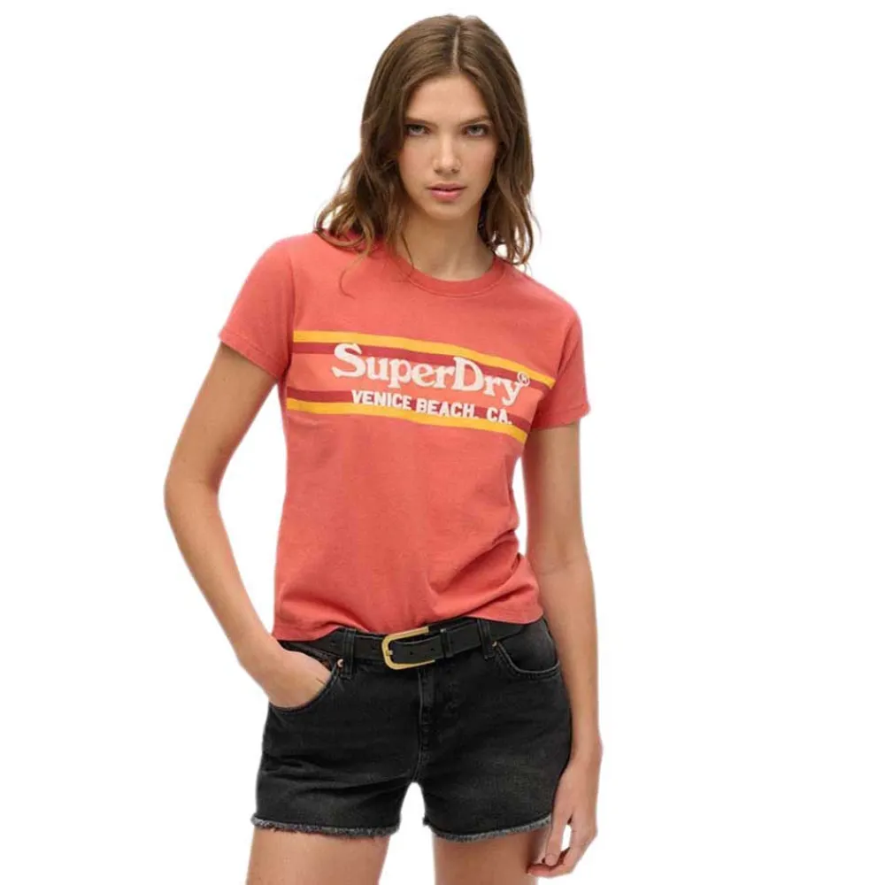

Футболка с коротким рукавом Superdry Venue Outdoors, красный