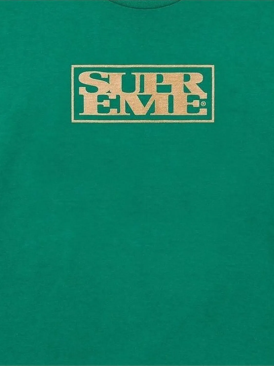 Футболка с графикой в виде коробки Supreme, светло-зеленый — фото 2