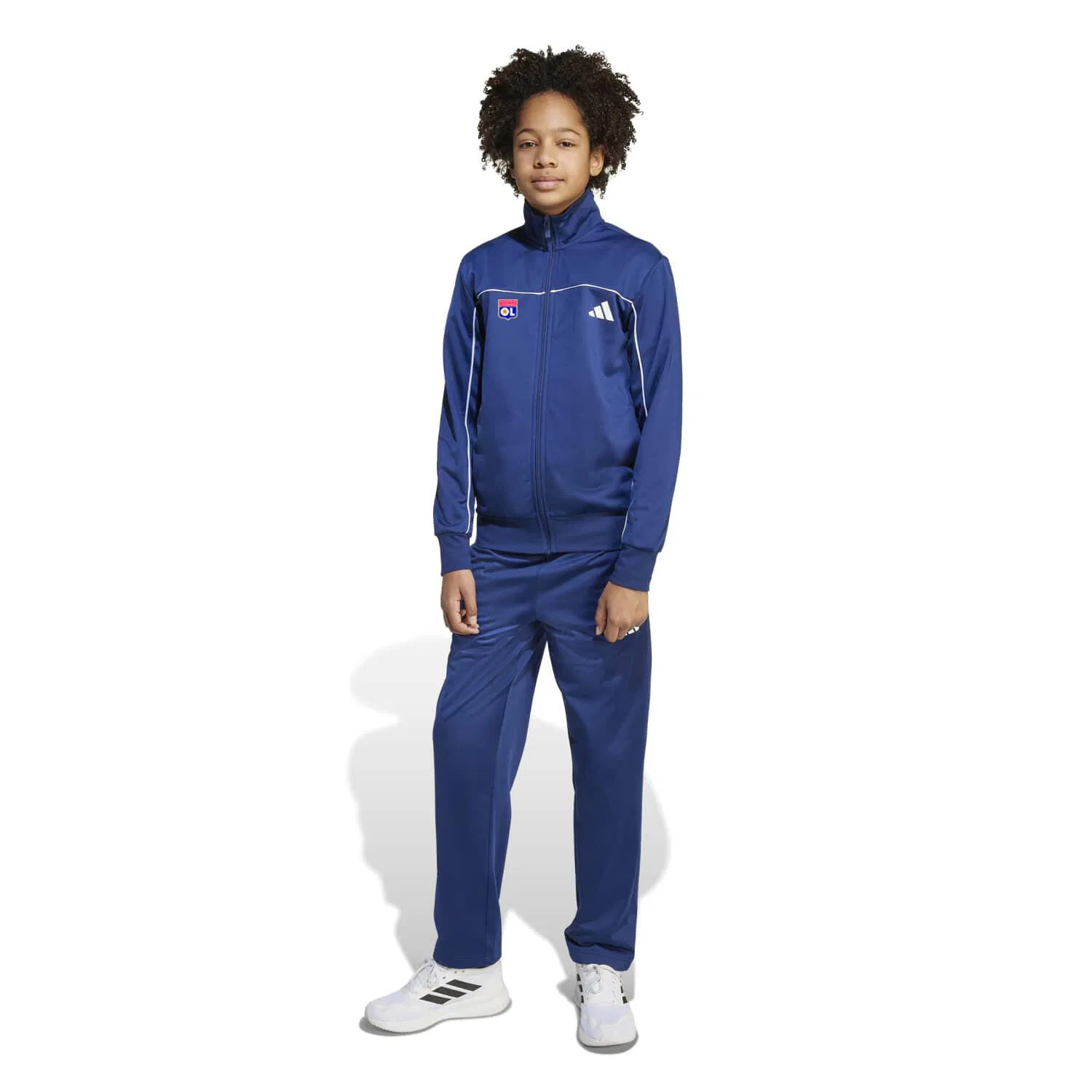 Детский спортивный костюм с высоким воротником Colour Pop TR TS Adidas, Dunkelblau Weiss Navyblau — фото 4