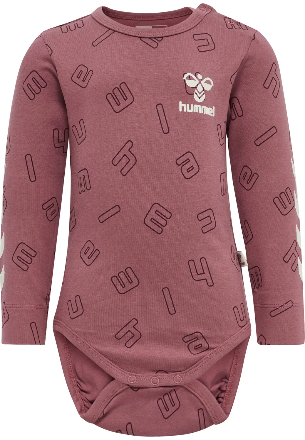 Детский боди-комбинезон с длинным рукавом Hmlathens E-Sport Hummel, Rosa Bonbonrosa — фото 3