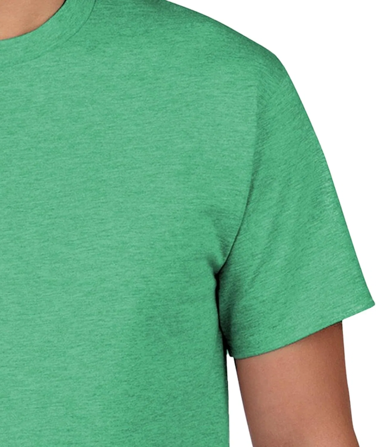 Мужская футболка с круглым вырезом Cotton, Green — фото 3