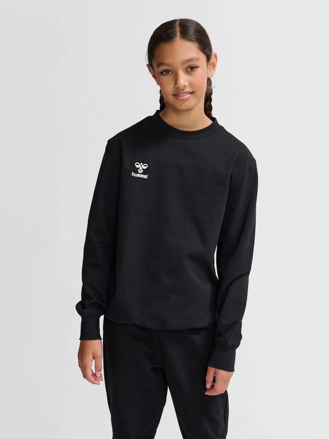 Детский свитшот с круглым вырезом Hmlgo Hummel, Schwarz — фото 3