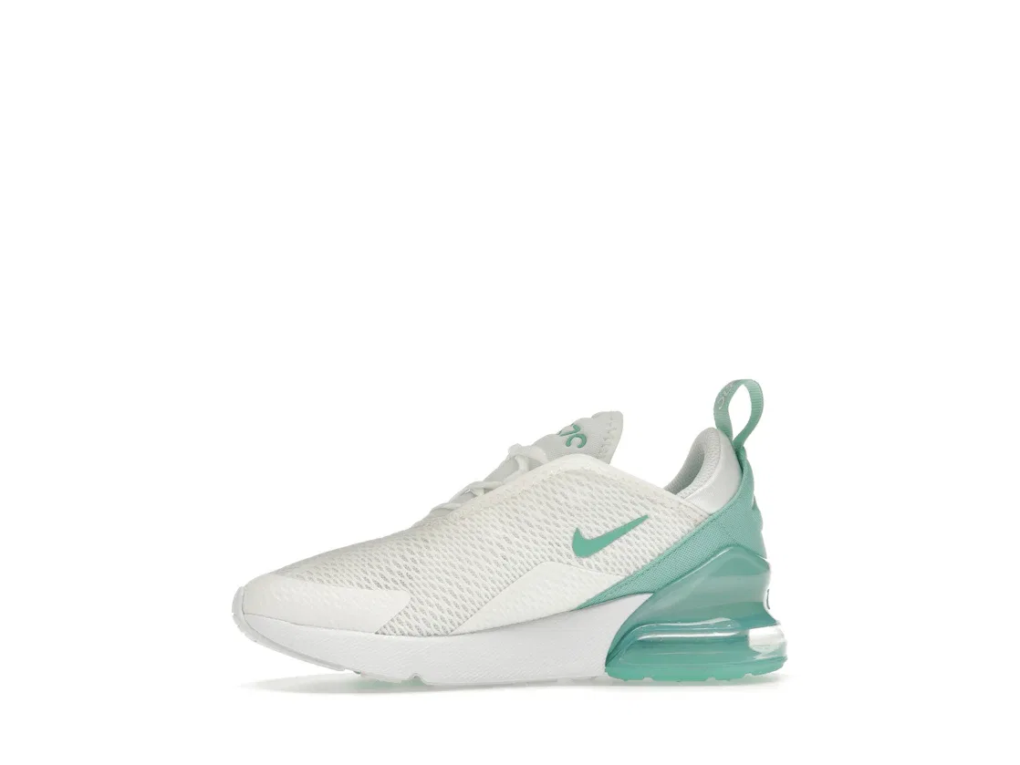 Детские кроссовки Lifestyle Nike Air Max 270, Summit White/Jade Ice/White/Emerald Rise — фото 3