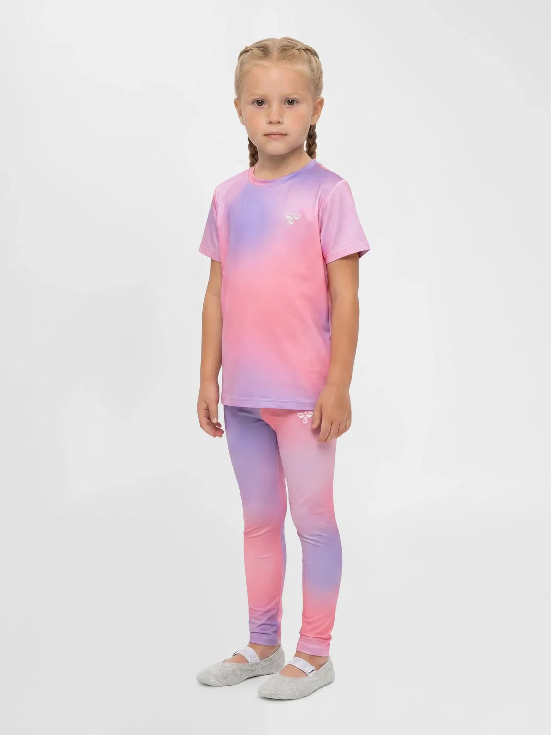Функциональная футболка с градиентом Hmljr Gradient Hummel, розовый — фото 2