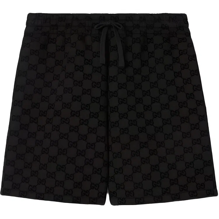 Мужские шорты повседневные Black GUCCI