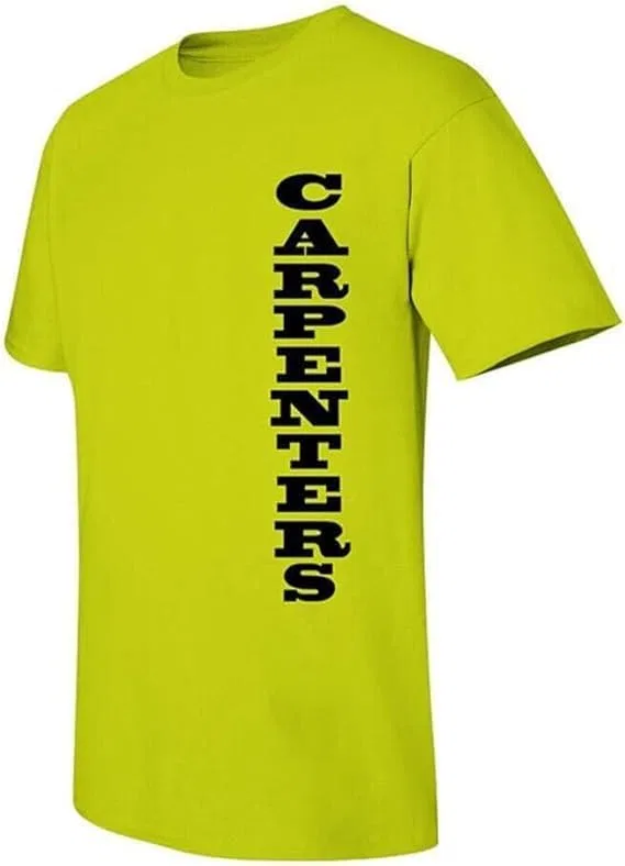 Футболка с патриотическим принтом Carpenters, Yellow