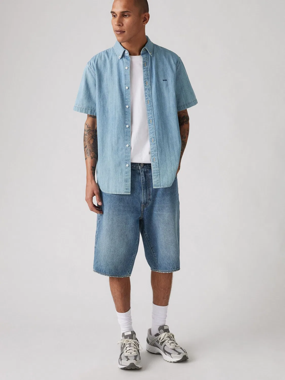 Levi's My Frequency Blue 478 Мешковатые шорты