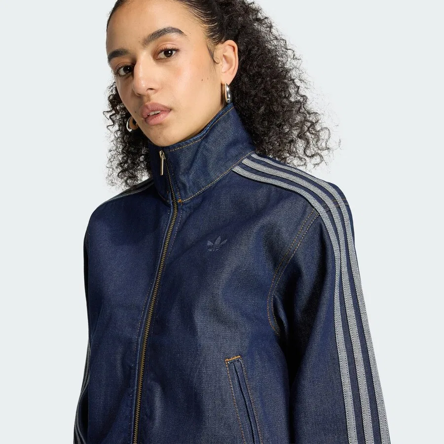 Куртка ADIDAS ORIGINALS Between-Season 'Firebird' темно-синего цвета — фото 4