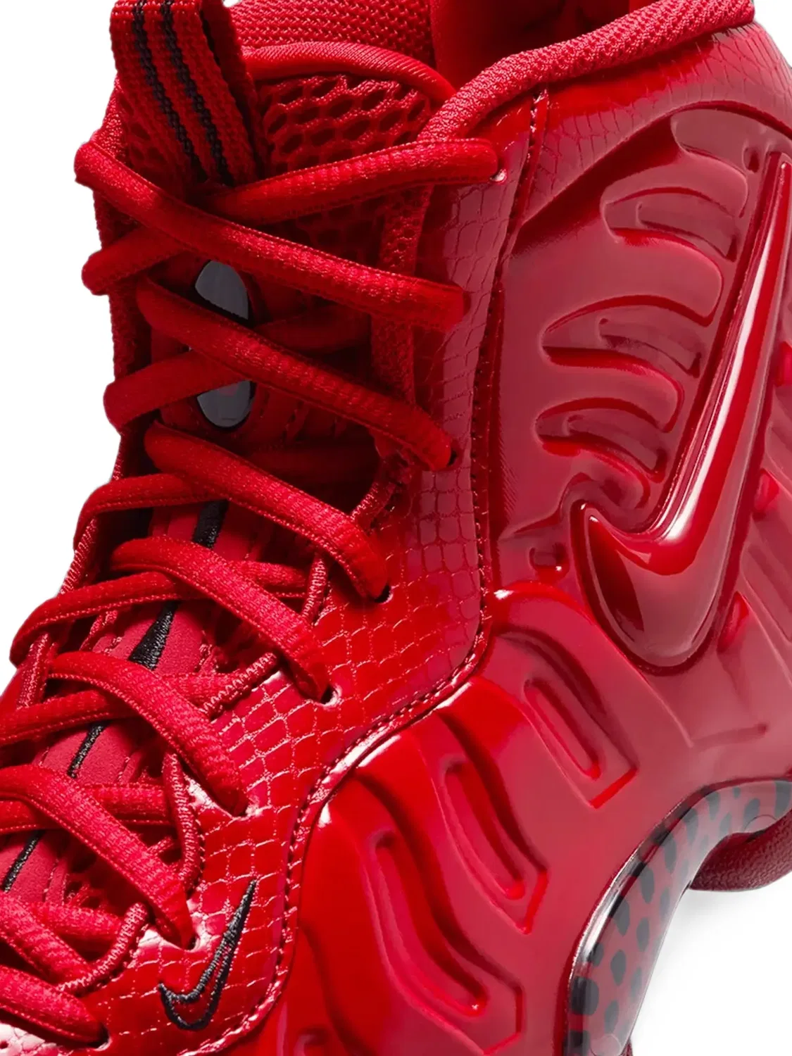 Кроссовки Little Posite Pro (GS) Nike Kids, красный — фото 2