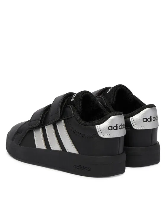Кроссовки Grand Court 3.0 Shoes Infants Adidas, черный — фото 3