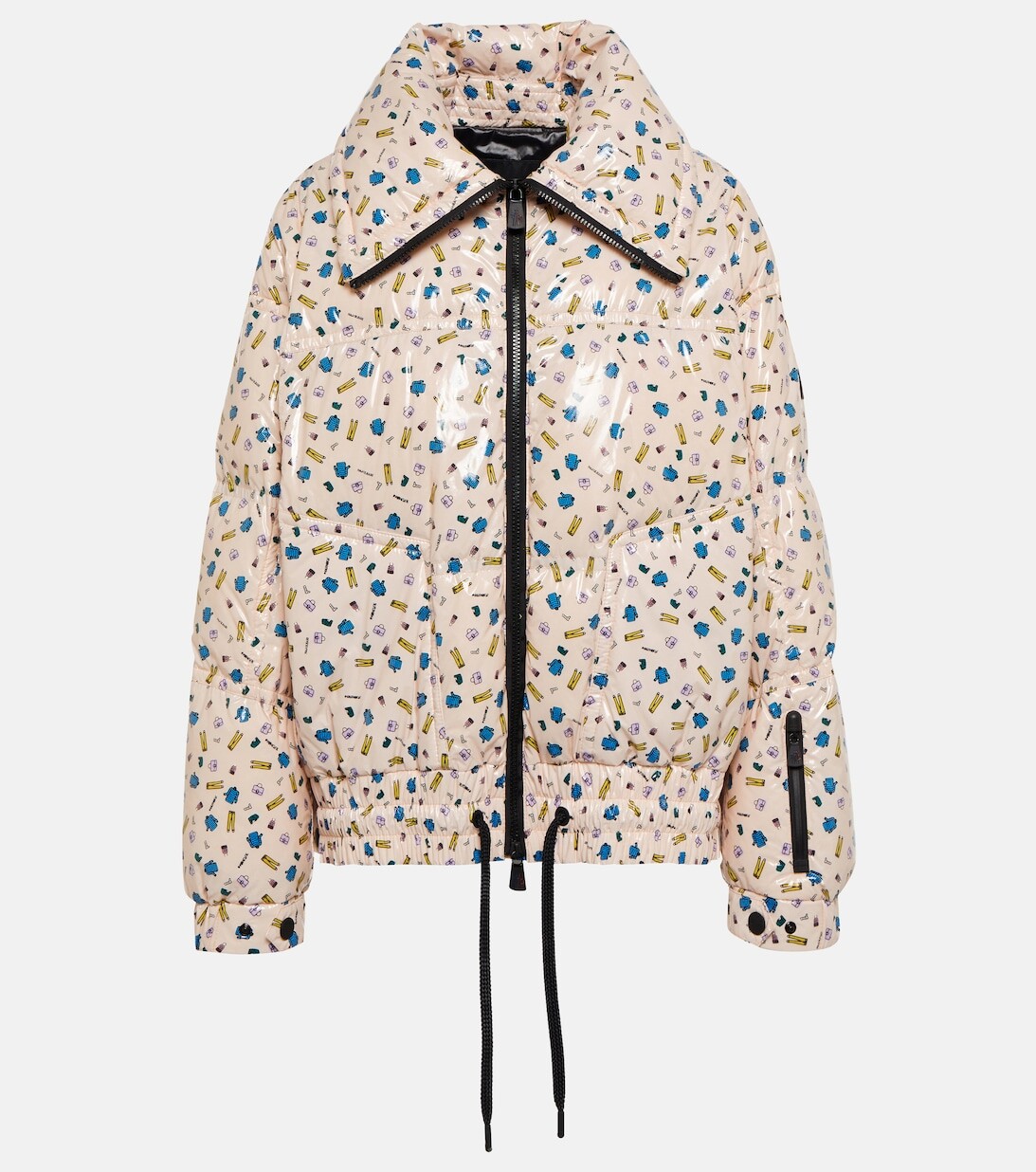 

Лыжная куртка с принтом Moncler Grenoble из коллаборации с Naj-Oleari 3 MONCLER GENIUS, белый