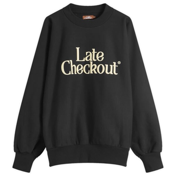 

Толстовка с логотипом Lc Late Checkout, черный