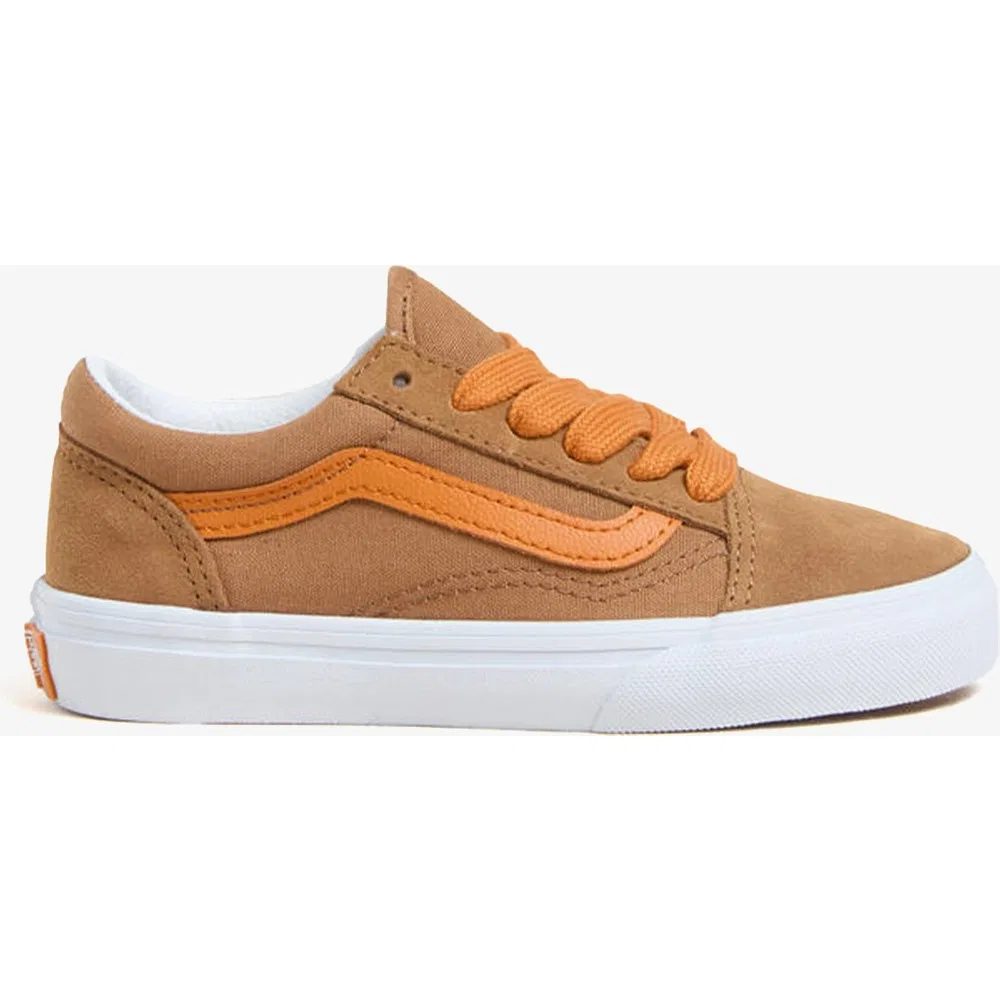 Детские кроссовки Old Skool, коричневые Vans