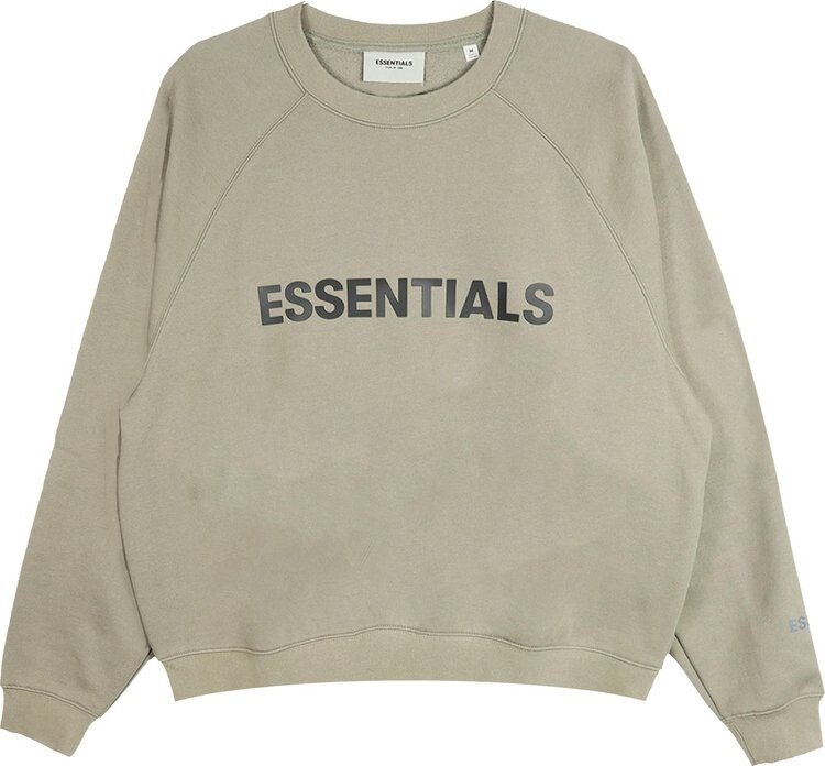 

Толстовка Fear of God Essentials Crewneck Sweatshirt 'Cement', серый