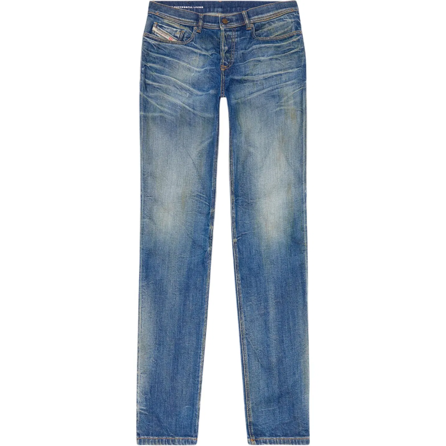 Мужские джинсы зауженные D Finitive Tapered Jeans DIESEL, Medium Blue