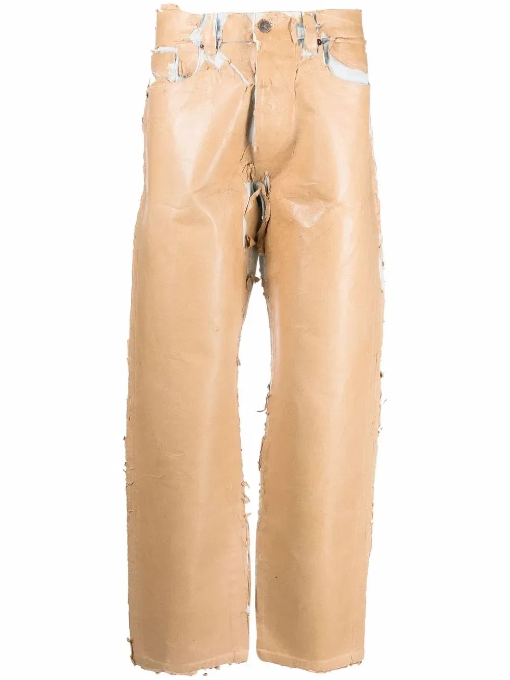Джинсы 2010FS1 с эффектом пертости Diesel, коричневый