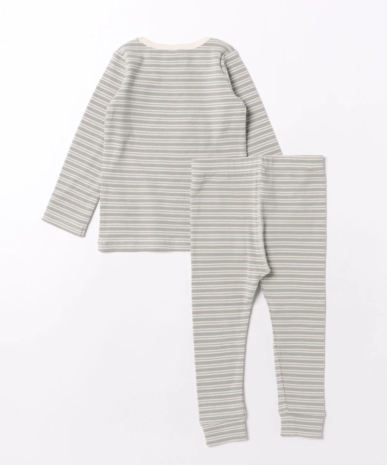 Детский комплект лонгслив и леггинсы с длинным рукавомRibbed Tee + Legging Set NO WAY, Blue — фото 2