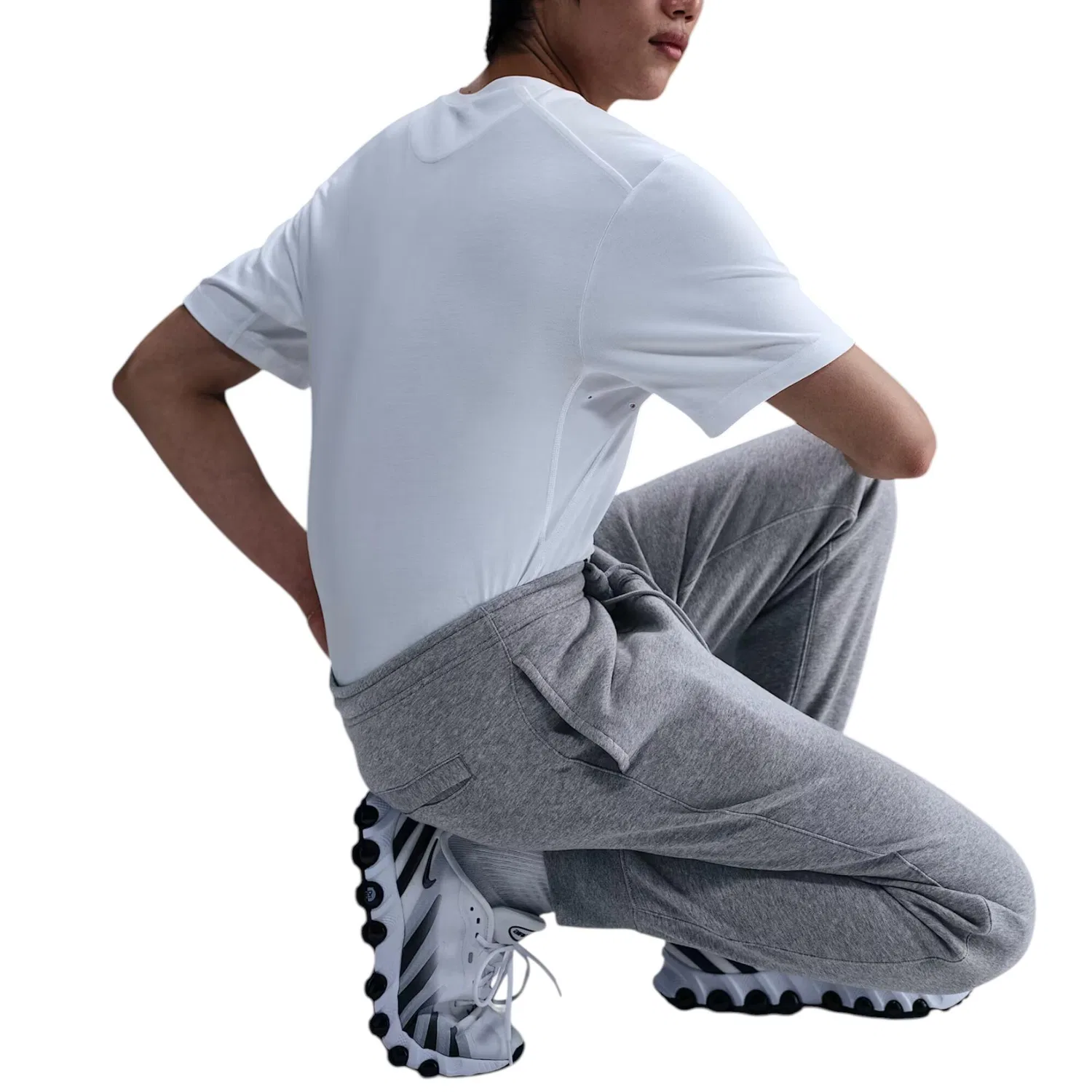 Мужские спортивные брюки из футера Nike Club BB Jogger, Nike, Grau — фото 4
