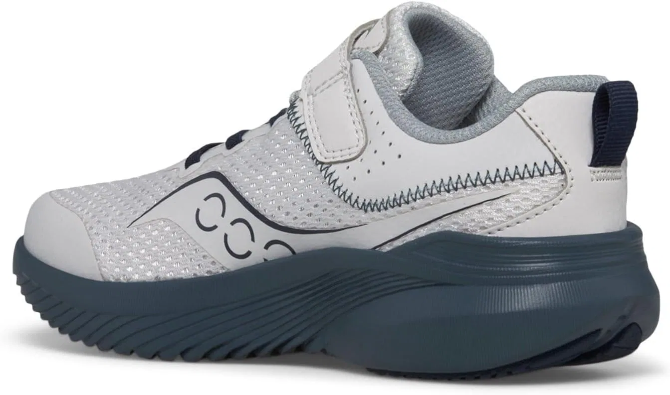 Детские кроссовки для бега Saucony, Grey/Blue/Green — фото 4