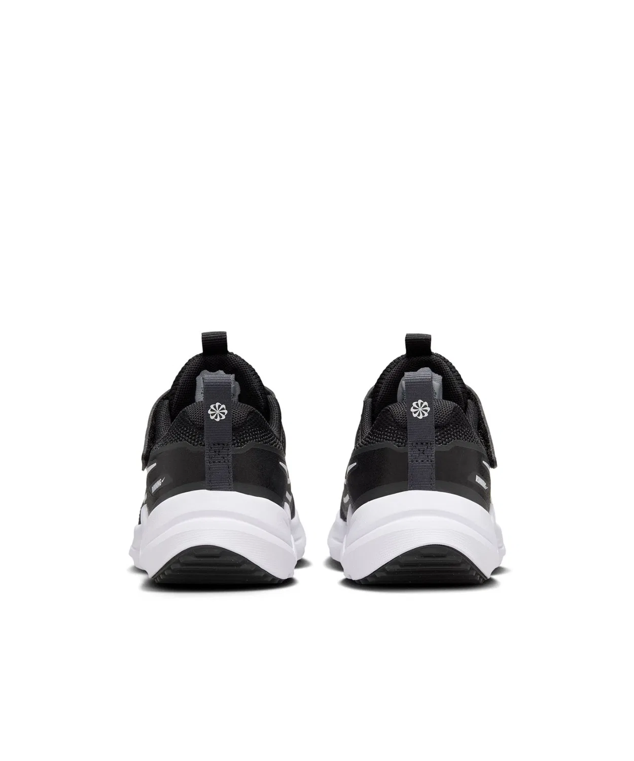Детские кроссовки без шнуровки с липучками NIKE Cosmic Runner PSV, Black/White — фото 4