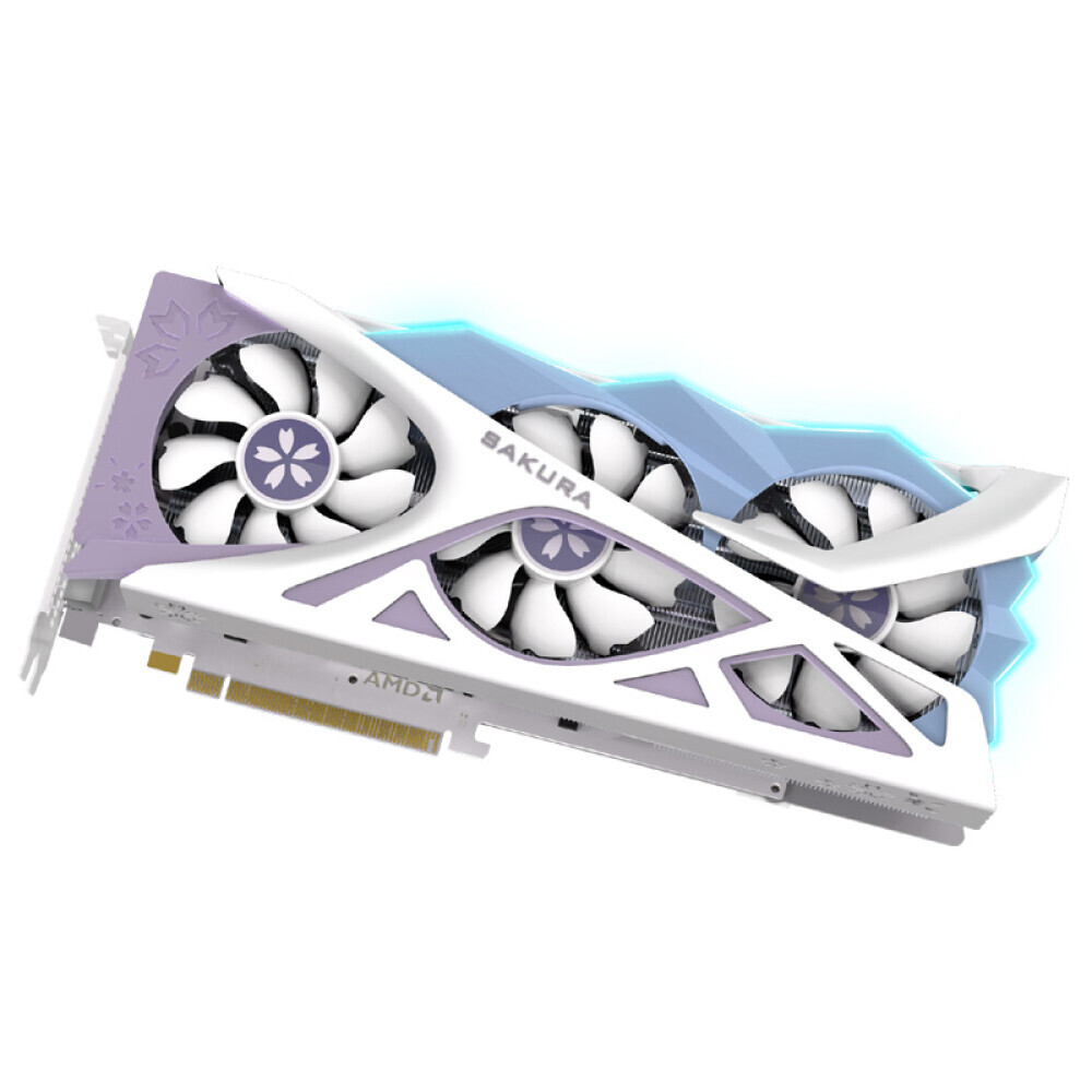 Видеокарта Yeston RX 6800XT GDDR6 16GB Sakura Hitomi Flower