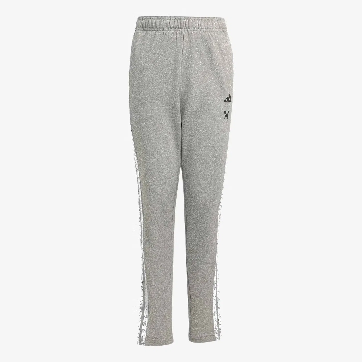 Штаны с принтом Minecraft Adidas, серый