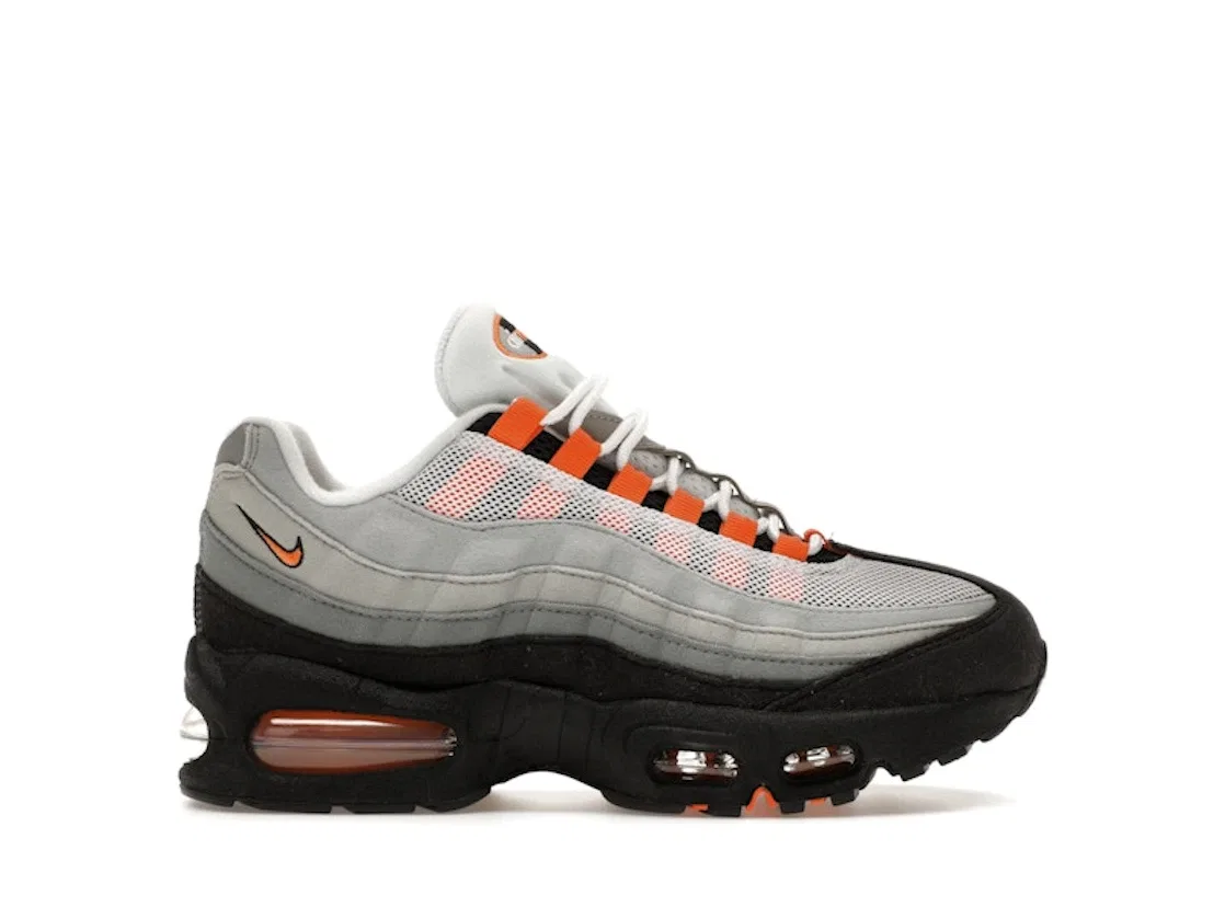 Детские кроссовки Lifestyle Nike Air Max 95 OG, White/Bright Mandarin/Wolf Grey/Light Smoke Grey/Black