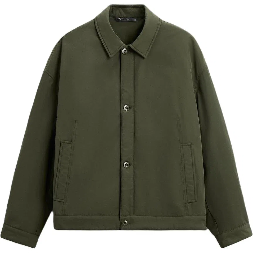 Мужская куртка Khaki ZARA, Хаки