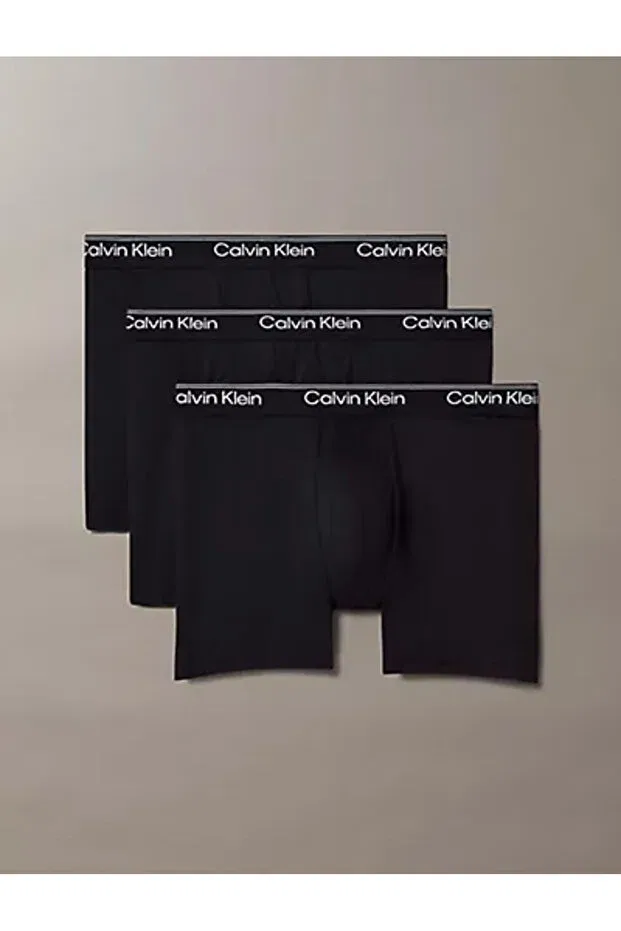 Мужские хлопковые боксеры Calvin Klein, Black