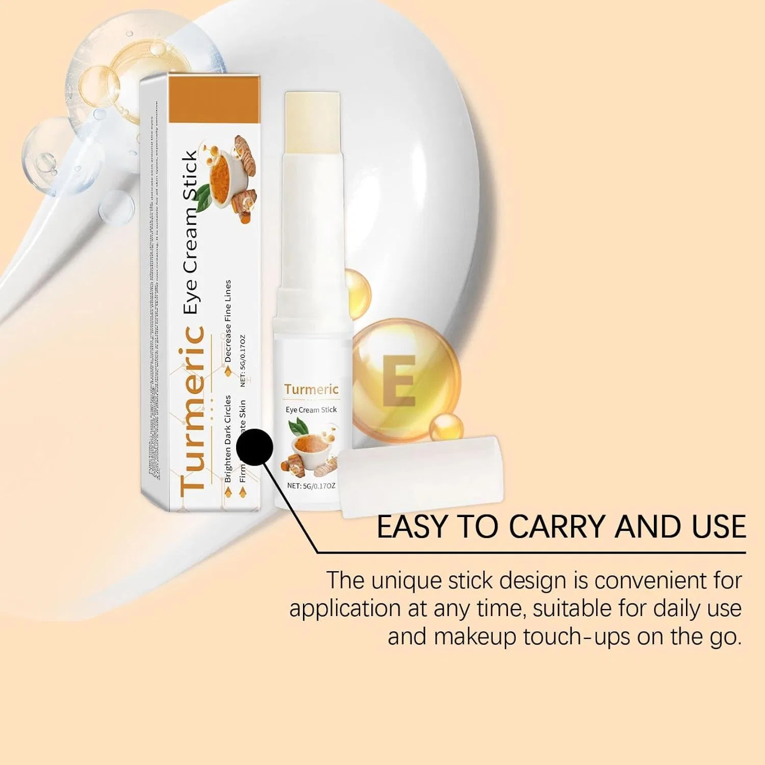 Набор 2 шт Eye Cream Stick с куркумой, 30 г Generisch — фото 4