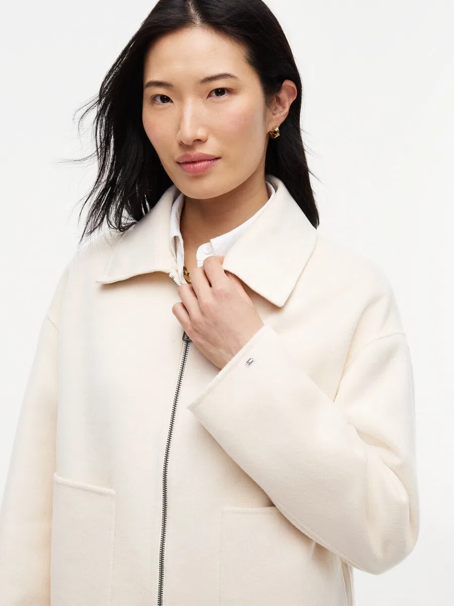 Зимняя куртка TOMMY HILFIGER бежевого цвета — фото 3