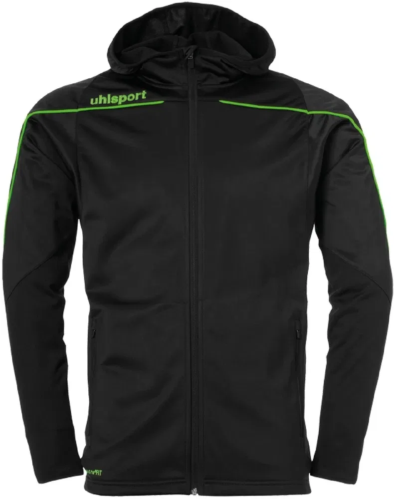 Куртка спортивная с капюшоном Stream 22 Track Hood Jacket Uhlsport, черный