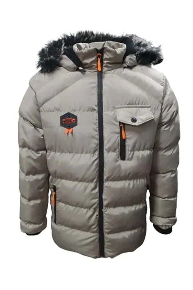 Детское пальто для девочек с капюшоном Esbooz, Beige
