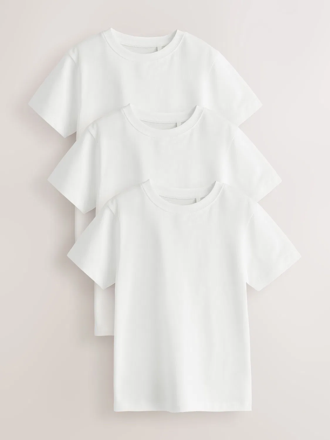 Футболки 3 шт., Regular Fit Next, белые