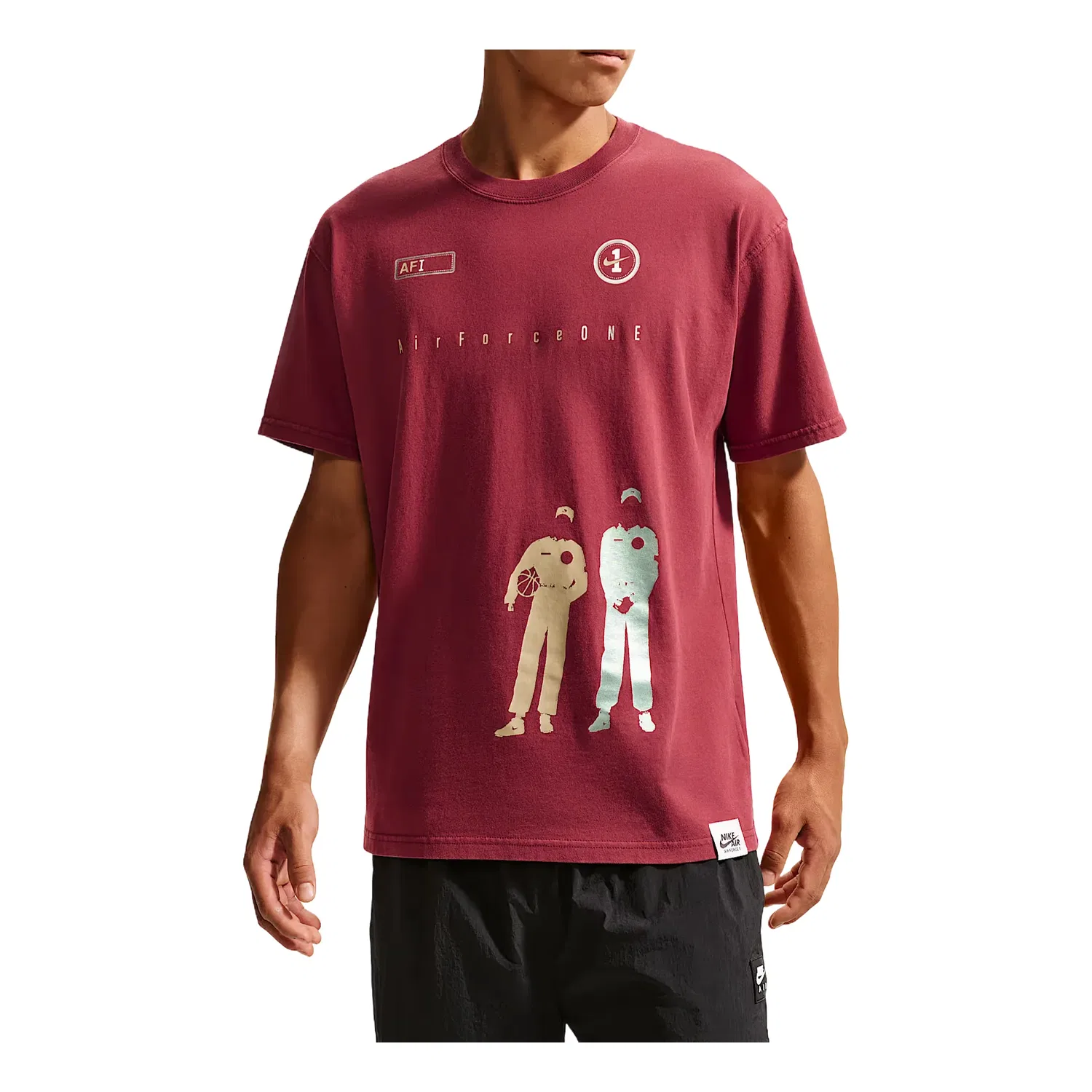Мужская футболка T-Shirt 'Red' Nike, красный