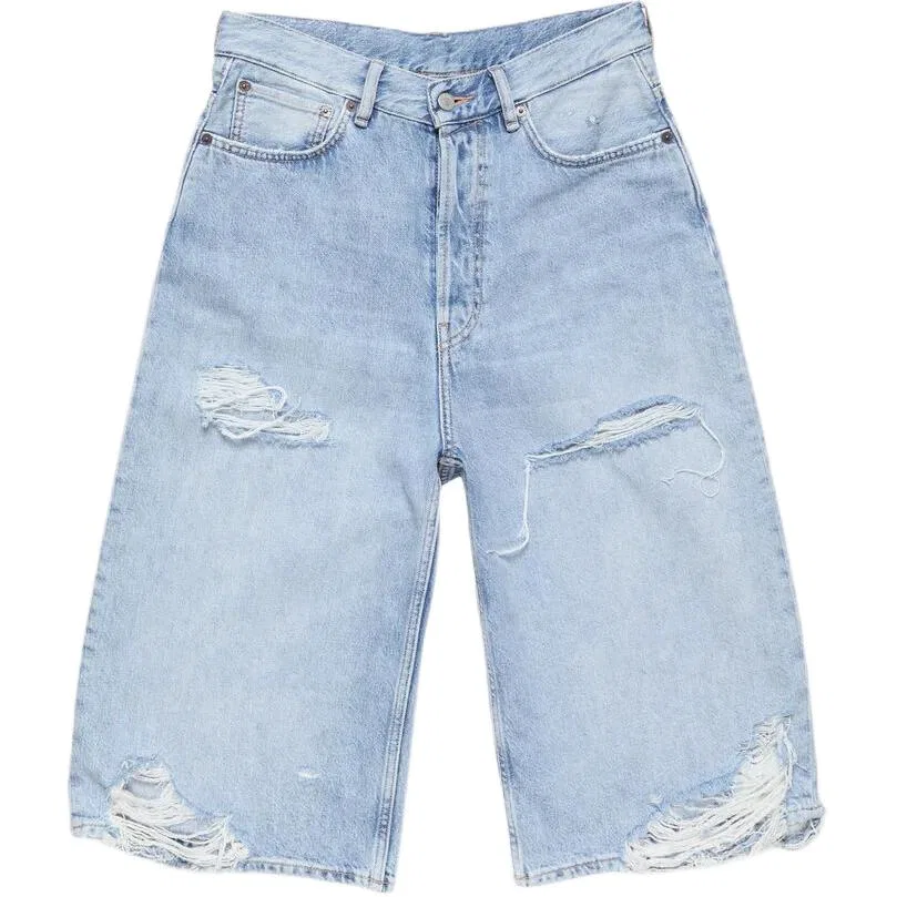 Шорты джинсовые, SS26, Acne Studios, Light Blue