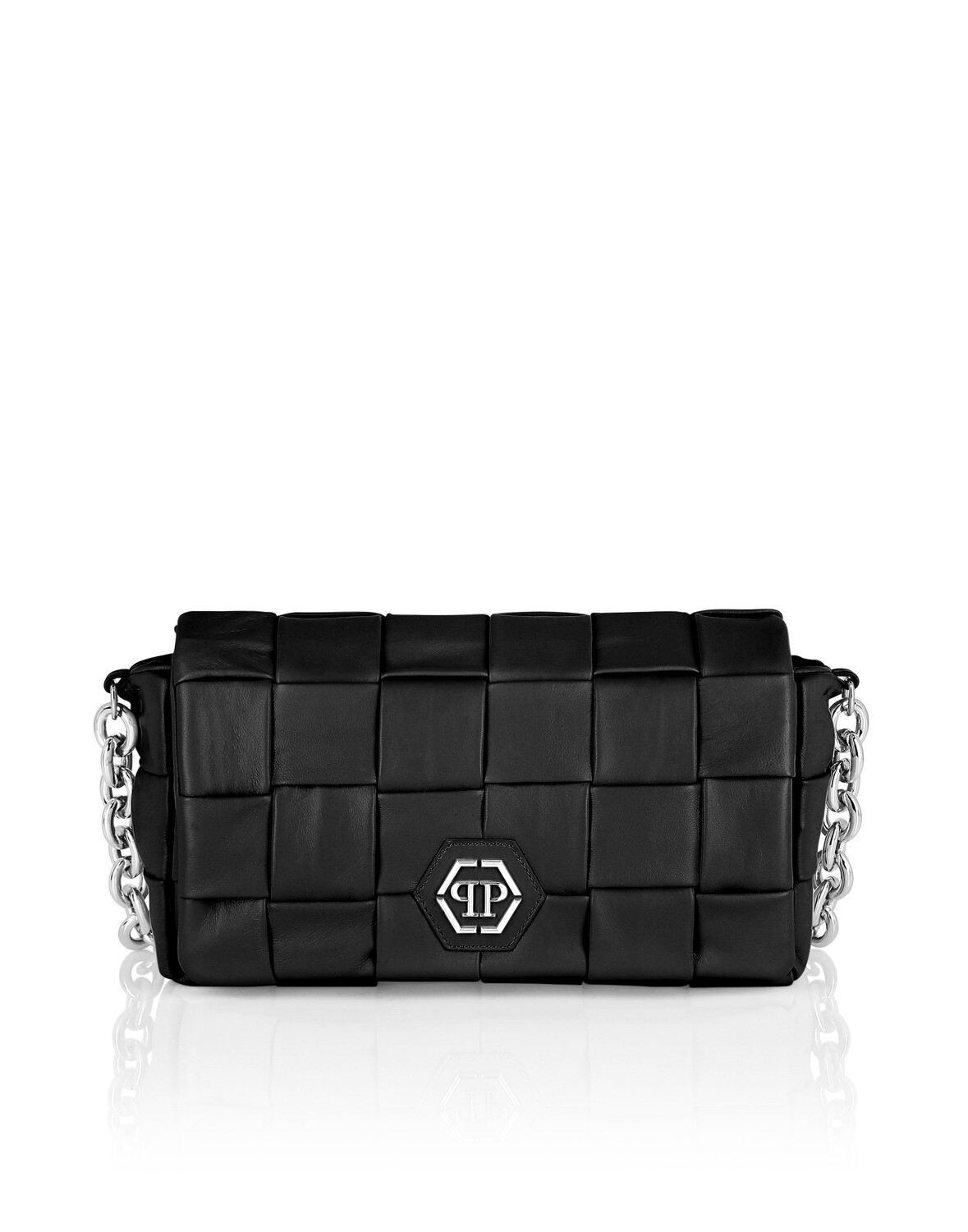 

Средняя сумка через плечо Hexagon Philipp Plein, черный