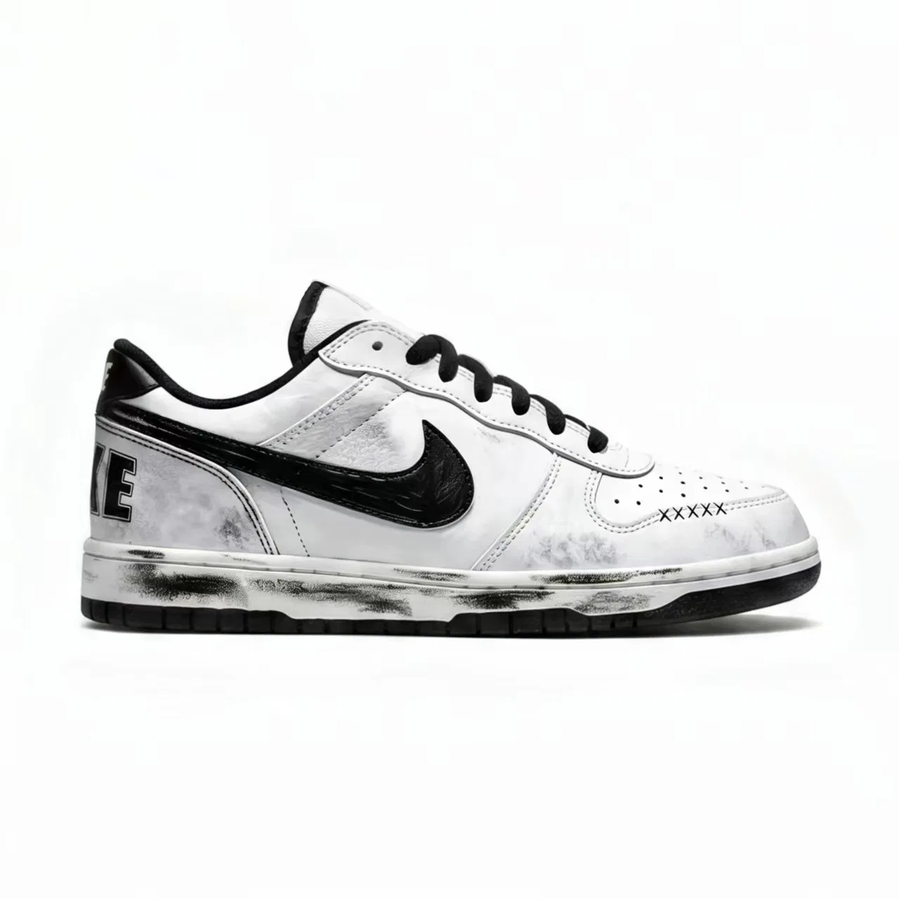 Детские скейтборд-кеды Nike Big Skateboard Shoes, Black-Focus Stars-Limited Shopping Bag — фото 4