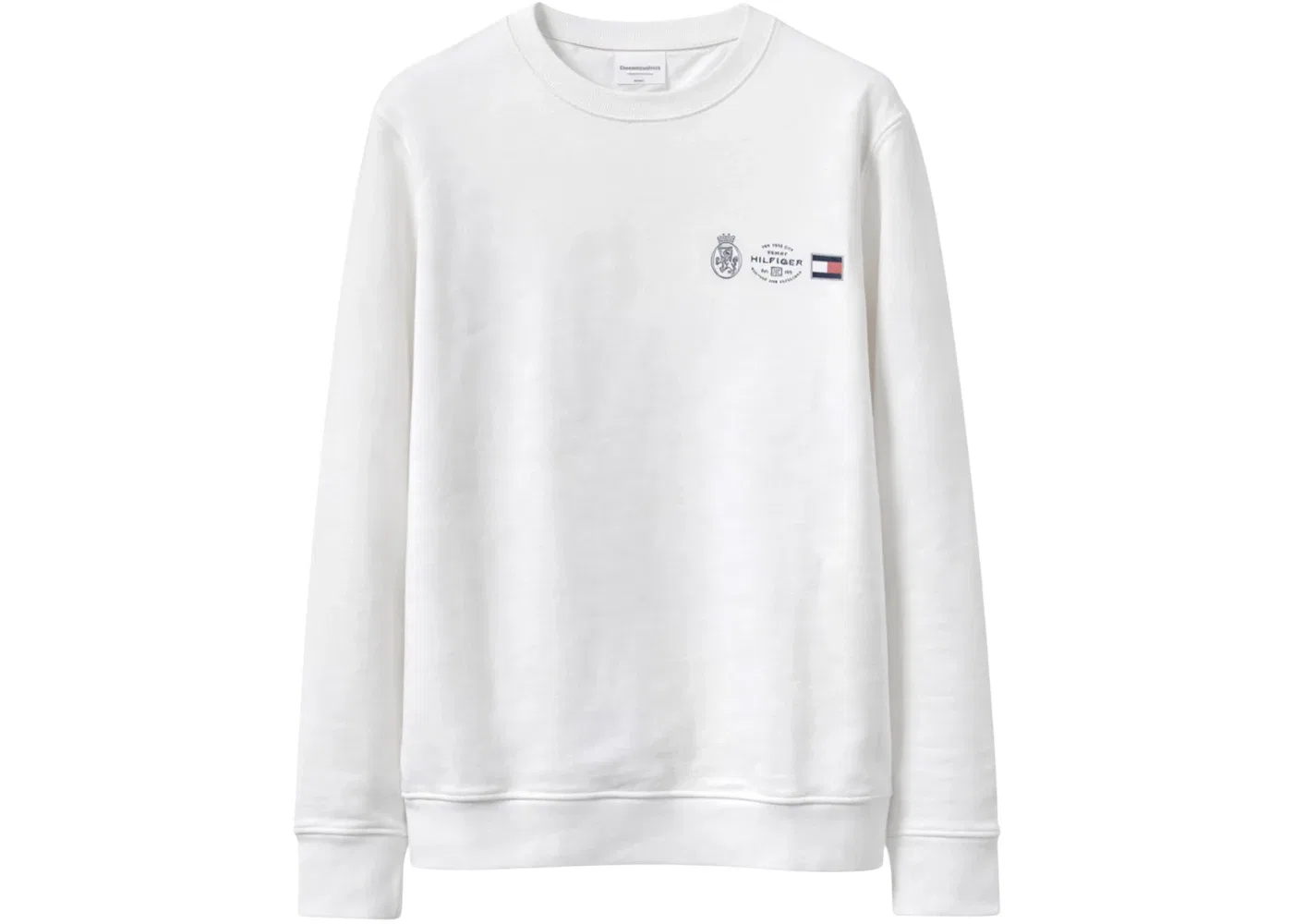 Мужской джемпер с круглым вырезом Outline Crewneck Tommy Hilfiger, White